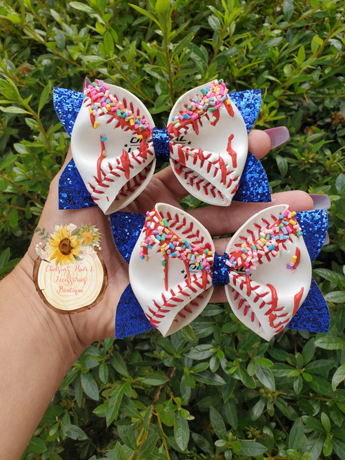Real Baseball Drip Bow