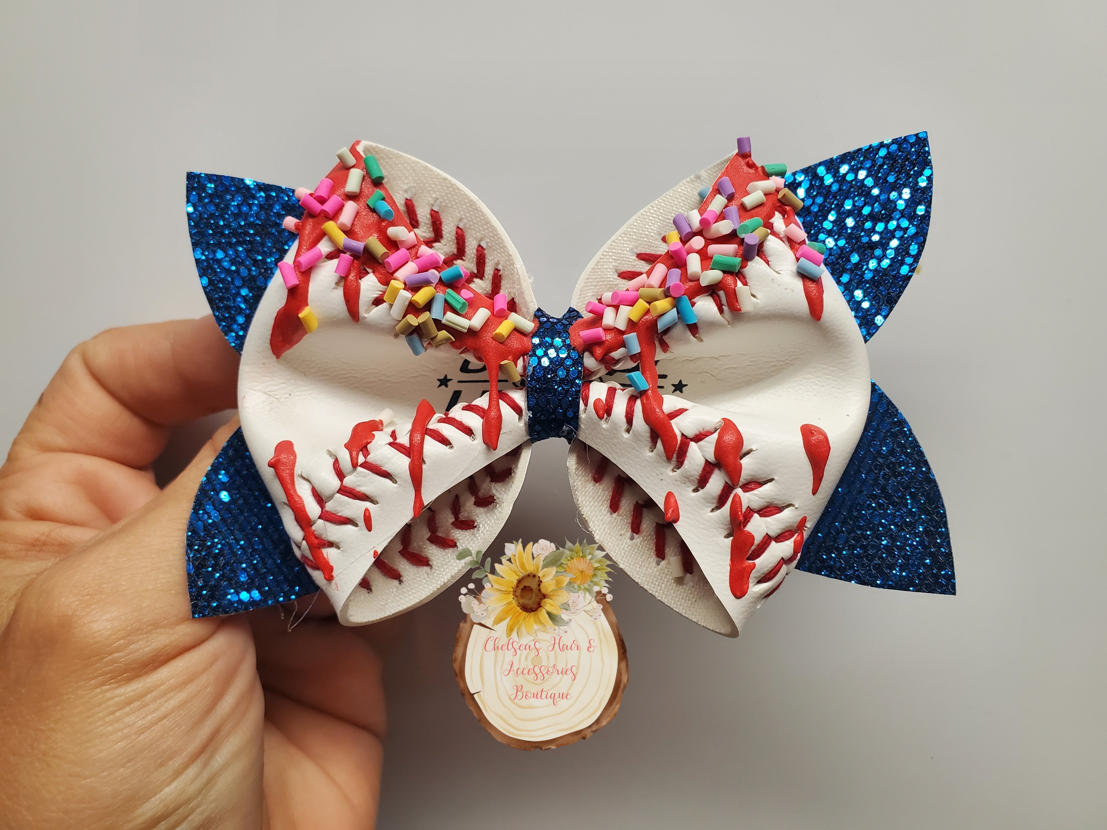 Real Baseball Drip Bow